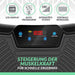 Fitness Ultra Slim Power Vibrationsplatte | Fett verlieren und Fitnesstraining von Zuause | 5 Trainingsprogramme + 180 Stufen | Bluetooth Lautsprecher