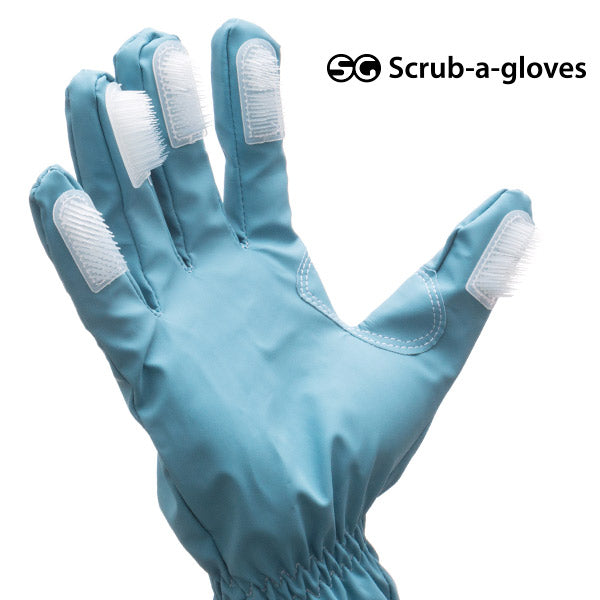 Scrub-a-Gloves Reinigungshandschuhe mit Bürsten (2er Pack)
