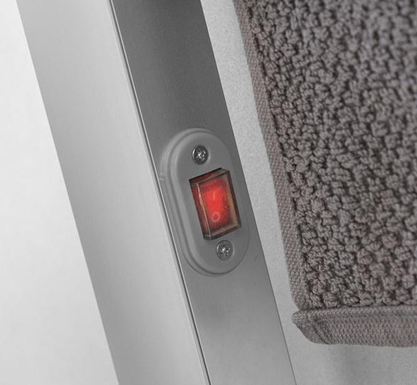InnovaGoods 90W Elektrischer Handtuchhalter in Grau (6 Rippen)