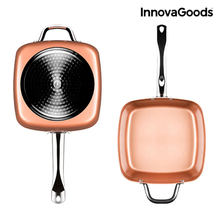 InnovaGoods Copper 5 in 1 Multifunktionspfannenset (4 Teile)