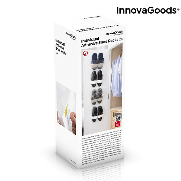 InnovaGoods Selbstklebende Schuhhalter (4 Paar)