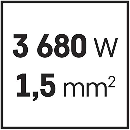 Verlängerungskabel 7 m Schuko, Strom-Verlängerung für Innen IP20, H05VV-F3G 1,5 mm2, Kinderschutz, Weiß