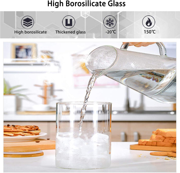 Vorratsdosen 6er Set, Vorratsdosen Glas Gewürzgläser Luftdicht Glasbehälter aus Glasdose Mit Deckel Set, Vorratsdosenset Glas Aufbewahrung 