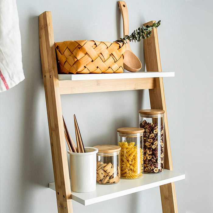 Vorratsdosen 6er Set, Vorratsdosen Glas Gewürzgläser Luftdicht Glasbehälter aus Glasdose Mit Deckel Set, Vorratsdosenset Glas Aufbewahrung 