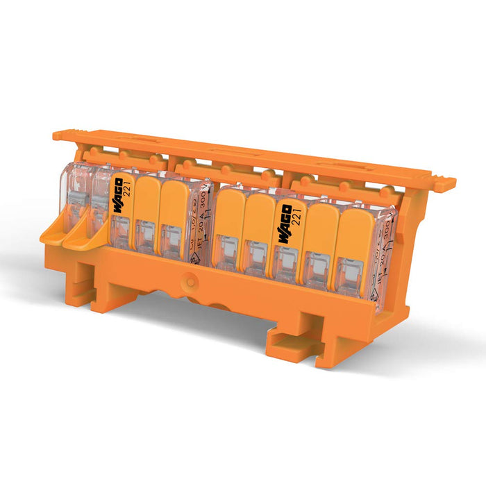 WAGO Original-Set, L-Boxx Mini, Verbindungsklemmen mit Hebel, Lichtgrau, 229 Verbindungsklemmen