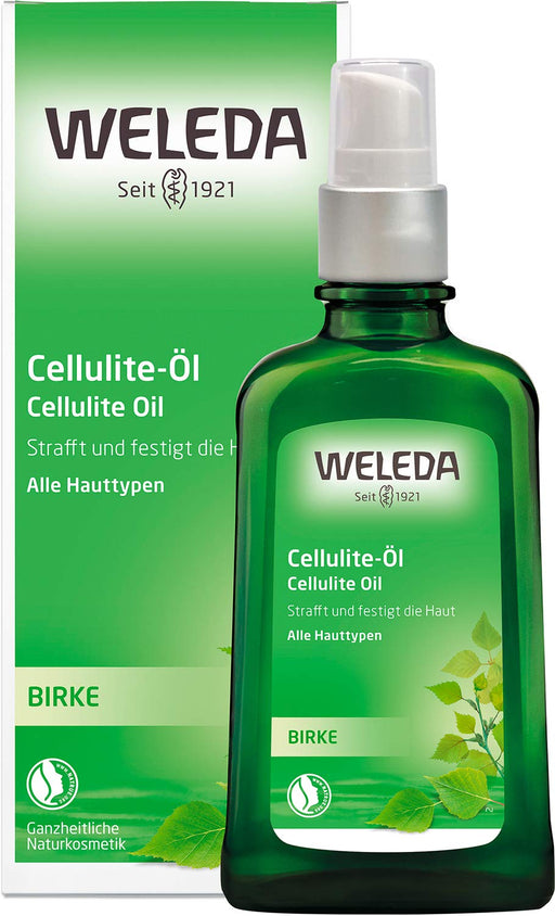 Bio Birken Cellulite-Öl - straffendes Naturkosmetik Körperöl für neue Spannkraft und glatte Haut. Wirkung dermatologisch bestätigt