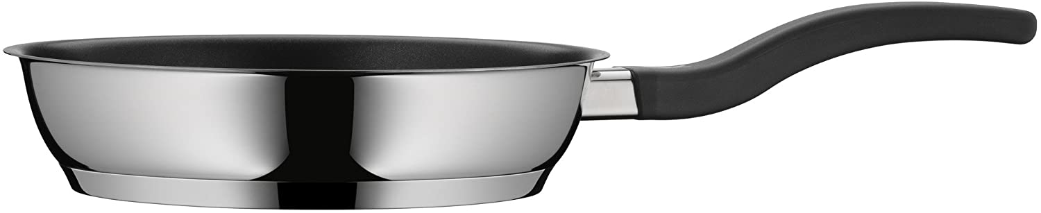 WMF Devil Pfannenset 2-teilig, Bratpfanne 28 cm + 24 cm, Pfanne Induktion, Cromargan Edelstahl beschichtet, Kunststoffgriff