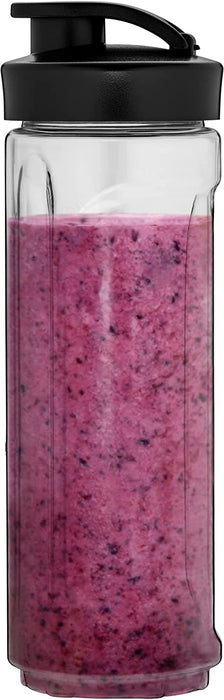 WMF Kult X Mix & Go Mini Smoothie Maker, Standmixer, Blender elektrisch, Shake Mixer 300 Watt, Tritan-Kunststoff Flasche