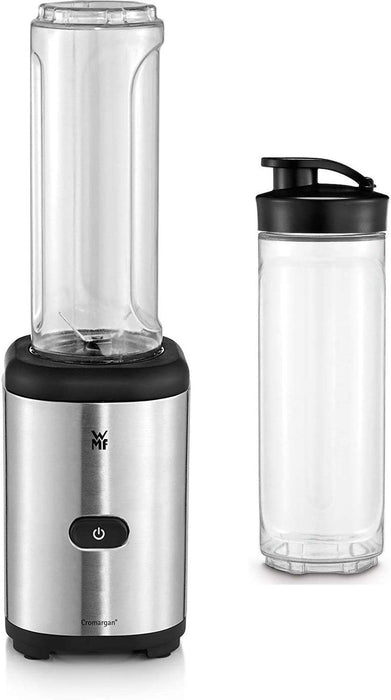 WMF Kult X Mix & Go Mini Smoothie Maker, Standmixer, Blender elektrisch, Shake Mixer 300 Watt, Tritan-Kunststoff Flasche