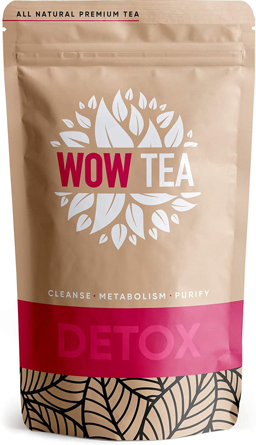 WOW TEA Detox Тее - 21 tage detox tee | Programm zur tiefen Körperreinigung | Entgiftung tee | Detox teemischung mit Yerba-Mate, Grüner Tee, Pu-erh
