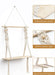 Wandregal Holz Regal Wand Boho Deko Hängeregal Makramee Wanddeko Balkon Badezimmer Wohnzimmer Handgewebte Schweberegal