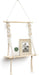 Wandregal Holz Regal Wand Boho Deko Hängeregal Makramee Wanddeko Balkon Badezimmer Wohnzimmer Handgewebte Schweberegal
