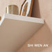 Wandregal, Regal weiß Wand 60cm, Leicht zu montieren Regalbrett 2er-Set, Moderne dekorative Schweberegal für Schlafzimmer, Küche, Büro, Wohnzimmer