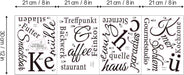 Wandtattoo Küche Sprüche Kaffeehaus Küche Schlemmerparadies Schwarz Wandaufkleber Zitate Küchendeko Kaffee Esszimmer Wanddeko