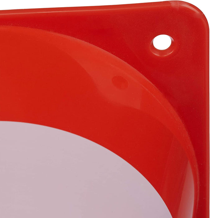 Warnkegel 10er Set, stapelbar, Verkehrshütchen, Schnürbeutel, Markierungshütchen, Pylonen, 22 cm, orange/weiß