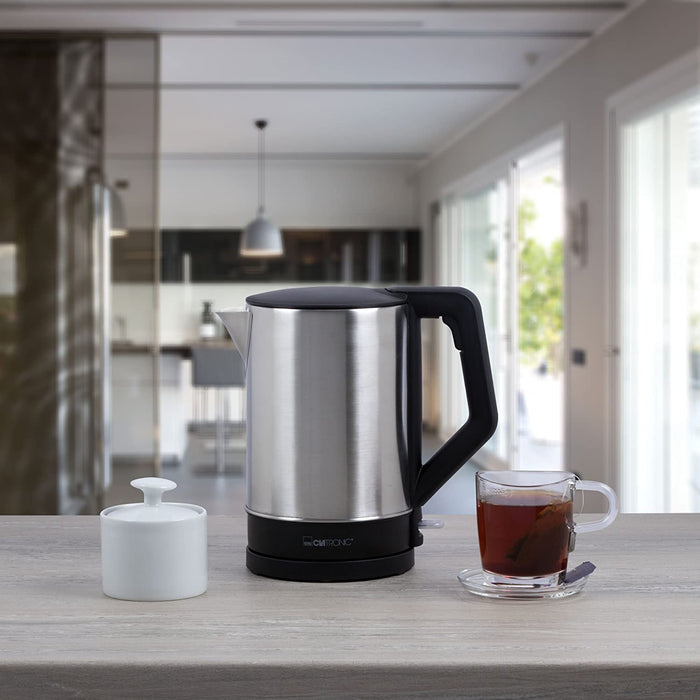 Wasserkocher verdecktes heizelement, automatische Abschaltung, Basisstation mit Kabelaufwicklung, 1,5 L, 2200 W