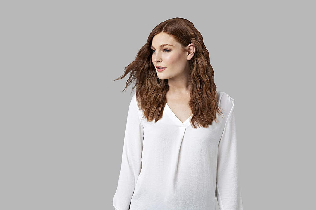 Welleneisen ProLuxe 4-in-1 Lockenstab [Testsieger]: Beach Waves, natürlich Wellen, Wasserwellen, Mermaid-Waves (Dig. Display, Temperatureinstellung)