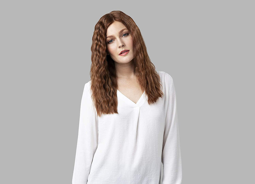 Welleneisen ProLuxe 4-in-1 Lockenstab [Testsieger]: Beach Waves, natürlich Wellen, Wasserwellen, Mermaid-Waves (Dig. Display, Temperatureinstellung)