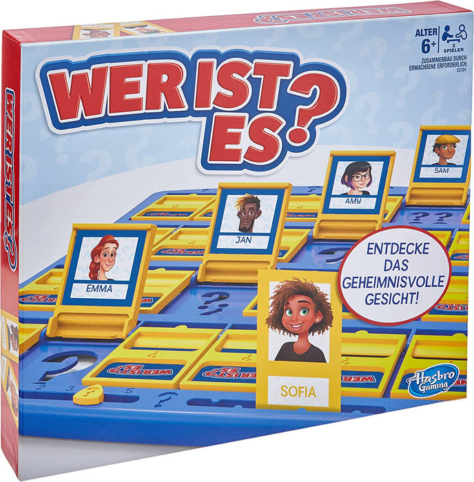 Wer ist es Das? Original, Ratespiel für Kinder ab 6 Jahren für 2 Spieler, 2019er Ausgabe