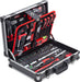 Werkzeugkoffer 131-teilig - Stabiler Alu-Koffer - Werkzeug-Set - Für Haushalt, Garage & Werkstatt / Profi Werkzeugkoffer befüllt / Werkzeugkiste 