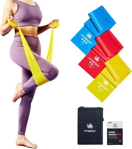 Widerstandsbänder, [3 Stück] Übungsbänder mit 3 Widerstandsstufen, Widerstandsbänder Set für Frauen Männer, Workout Widerstandsbänder für Yoga