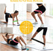 Widerstandsbänder [5er Set] Fitnessband Gymnastikband 100% Latex Theraband mit Übungsanleitung auf Deutsch & Tragebeutel für Muskelaufbau, Yoga...