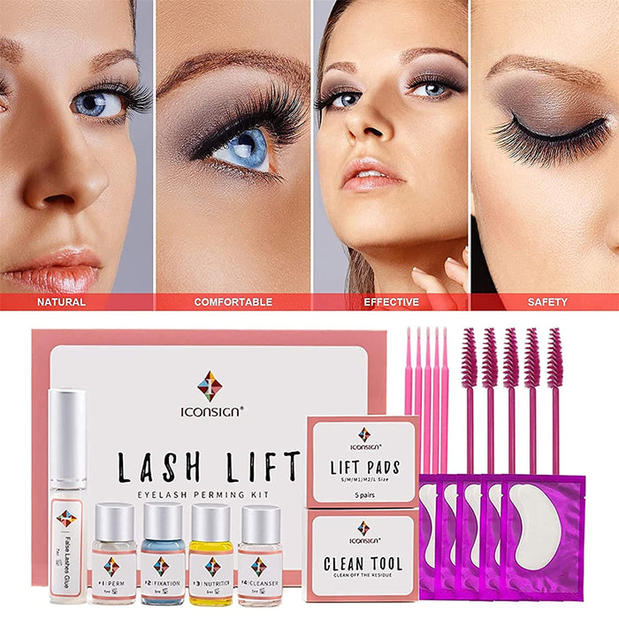 Wimpernlifting Set, Anself Lash Lifting Set,Wimpern Curling Makeup Tools, Semipermanente Curling-Dauerwellen-Welle, geeignet für Salon