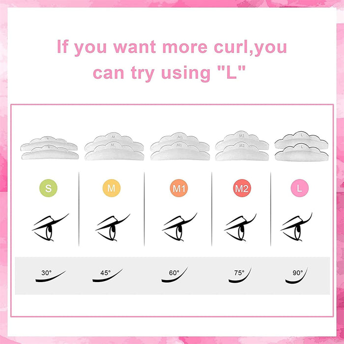 Wimpernlifting Set, Anself Lash Lifting Set,Wimpern Curling Makeup Tools, Semipermanente Curling-Dauerwellen-Welle, geeignet für Salon