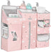 Windel Lagerung für Kinderzimmer Babybett Lagerung Windeln hängenden Korb Wickeltisch-Organizer für Windeln und Wickelzubehör Baby-Windel-Organizer 