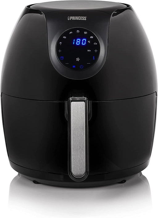 XXL Heißluftfritteuse mit 5,2 Liter – 62,2% weniger Energieverbrauch – Digitales Touchscreen – 7 Programme – Ohne ÖL – Schwarz – Aerofryer