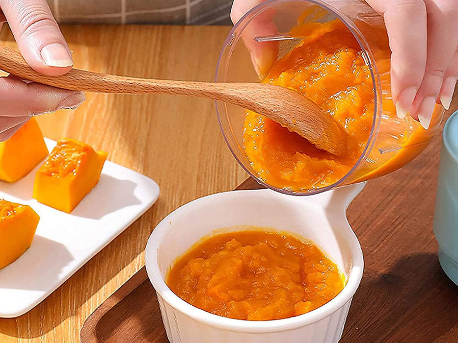 Zerkleinerer mit USB-Anschluss, Mini-Küchenmaschine, Kapazität 250 ml, Leistung 3,7 V, 3 Klingen aus Edelstahl, wiederaufladbarer Akku, Rot Weiß