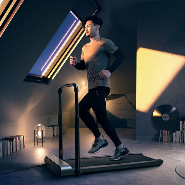 Laufband Band Running Walkingpad R1 Pro 10 KM/H GRAU Hometrainer - Sport ohne Fitnessstudio - Heimtrainer Laufband