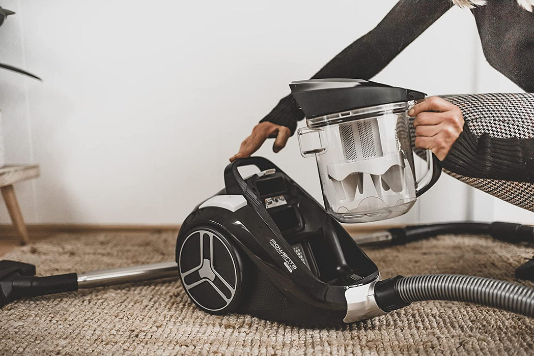 Beutelloser Bodenstaubsauger Compact Power XXL | 550 Watt | 2,5L Staubvolumen | Kompakt & leise | Extreme Saugleistung | Hocheffizienter Saugkopf | Schwarz/Grau 