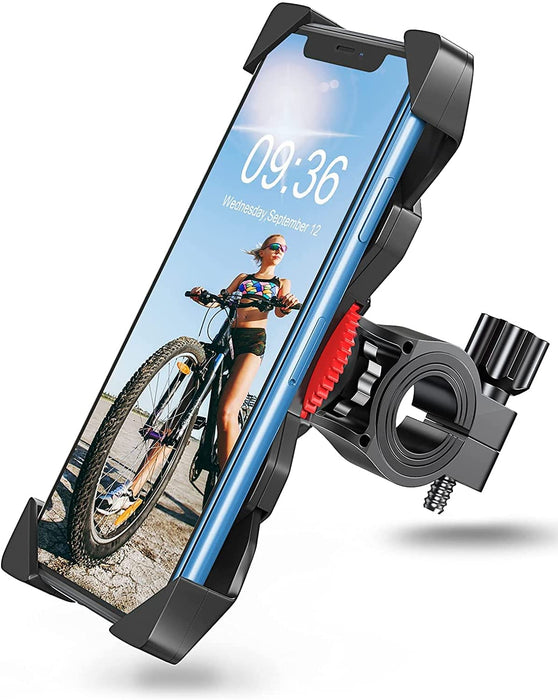 Handyhalterung Fahrrad Anti-Shake 360° Rotation Fahrradhalterung Handy, Motorrad Fahrrad Lenker Kompatibel
