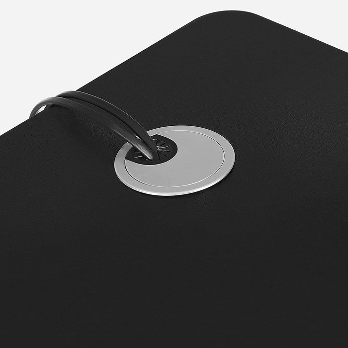 Höhenverstellbarer Schreibtisch elektrisch, Tischgestell, Schreibtischständer mit Motor, stufenlos verstellbar, 120 x 60 x (73-114) cm, Stahl, schwarz