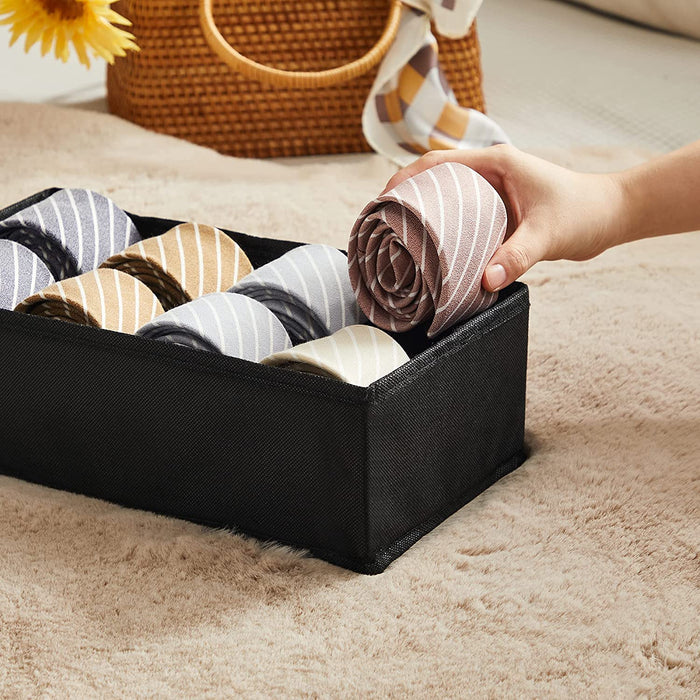 Aufbewahrungsboxen für Unterwäsche, 8er Set, Schubladen-Organizer, Ordnungssystem für Kleiderschrank, für BHS, Unterwäsche, Socken, Krawatten