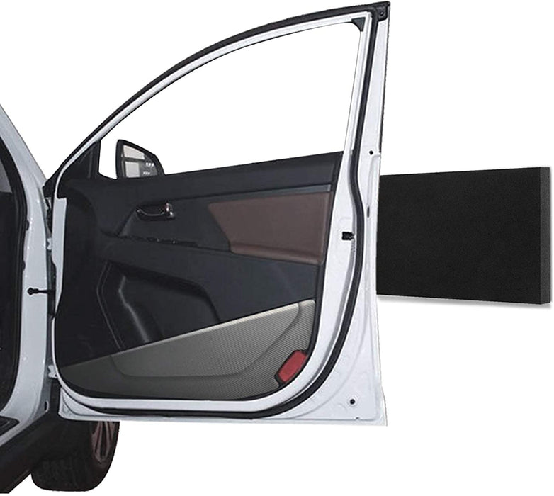 Premium Garagen Wandschutz Türkantenschutz Extra Dicker Auto Türkantenschutz, Selbstklebend, Wasserabweisend 4 Stück Set für Garagenwand Schwarz