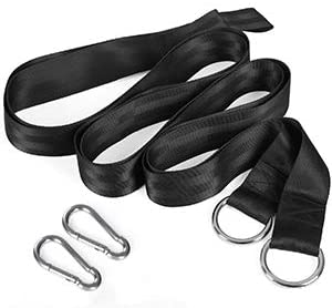 Hängematte, für 2 Personen, 210 x 150 cm, bis 300 kg belastbar, für Terrasse, Balkon, Garten, Outdoor, Camping, mit Transportbeutel, grau