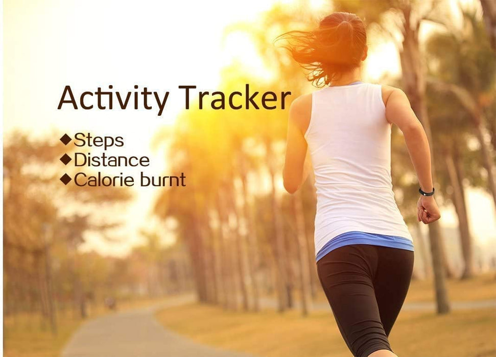 Schrittzähler Pedometer Einfach bedienung Fitness Armband Fitnessarmband mit Uhr Kalorienzähler Schrittmesser Ohne Bluetooth Aktivität tracker