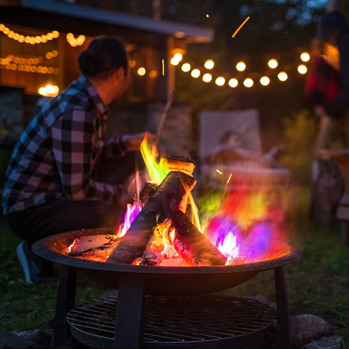 Magic Fire Powder, Magical Flames, Colourful Fire, Magic Flames Fire Colourant, Erstellen Sie eine Vibrant Rainbow Flames, Für Outdoor-Events