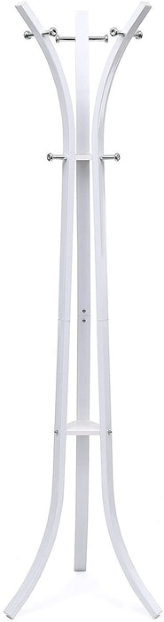 Metall Garderobenständer Kleiderständer 176 cm hoch Weiß - Edel und sehr Stabil