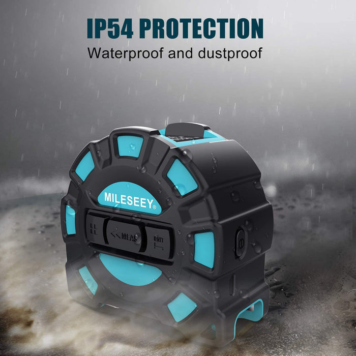 Massband Laser Entfernungsmesser 2 in 1, RockSeed 40m Maßband Laser Messgerät & 5m Massband USB Aufladen mit HD LCD Anzeige Pythagoras, Entfernung