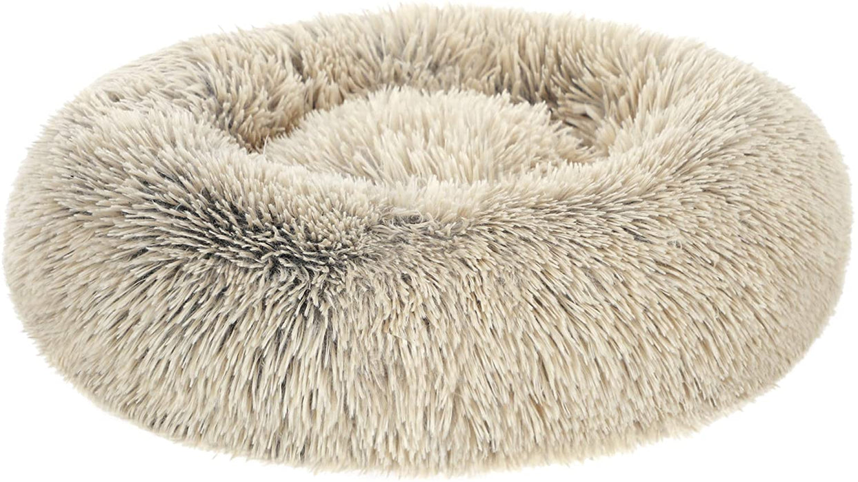 Hundebett, Katzenbett, weicher Plüsch, 50 cm, Khaki