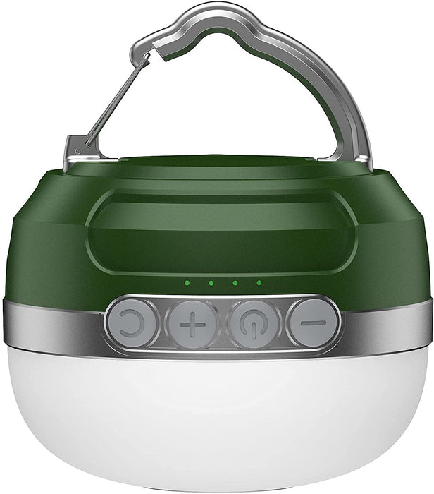 Camping Lampe mit RGB Farbwechsel, LED Camping Laterne mit 5200mAh USB Aufladbar, 6 Helligkeiten Leuchtmodi & Eingebauter Starker Magnet & Stufenlos