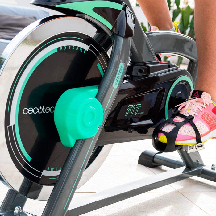 Extreme 20 Fahrrad 20 kg Schwungrad, Herzfrequenzmessgerät, LED-Bildschirm, Stabilisator, SilenceFit Hometrainer - Heimtrainer Fahrrad - Standfahrrad