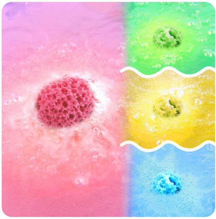 Badebomben Geschenkset Bio natürliche ätherische Öle, entspannen und befeuchten trockene Haut, 2,8 Unzen * 12 PCS BOENFU Luxus-Spa-Bomben