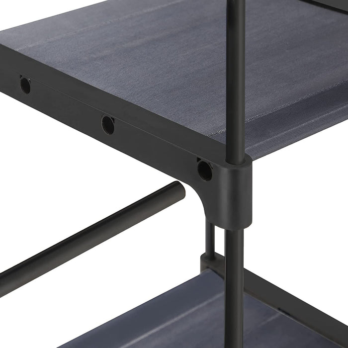 Kleiderschrank, freistehende Garderobe, faltbar, Kleiderständer mit Kleiderstangen, Garderobenständer, Aufbewahrung, Ankleidezimmer, Schlafzimmer