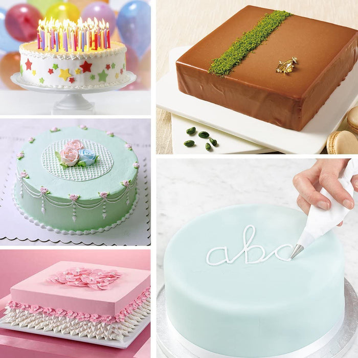 Fondant Deko, 2er Pack Einstellbare DIY Modellierwerkzeug Fondant Kuchenschaber zum Auftragen von Zuckerguss auf Kuchen
