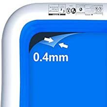 Aufblasbare Pool, Großer Familienpool, 234 cm x 142 cm x 51 cm Familien-Schwimmbad Schwimmzentrum Rechteckig Schwimmbäder