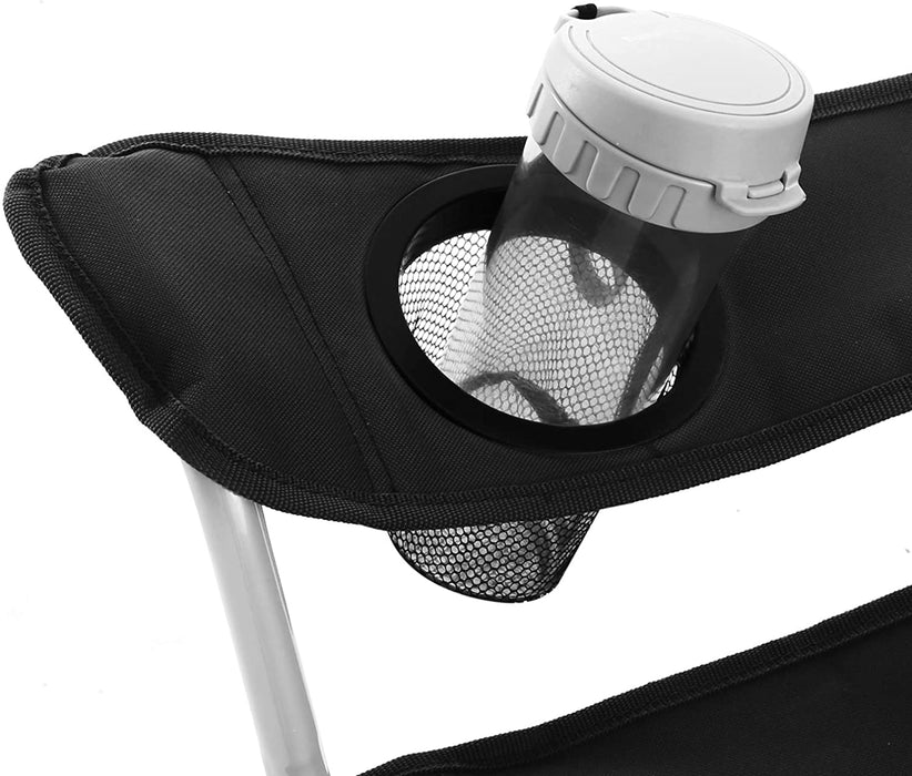 ampingstuhl klappbar, Camping Stuhl, 2er Set, faltbar, bis zu 120 kg belastbar